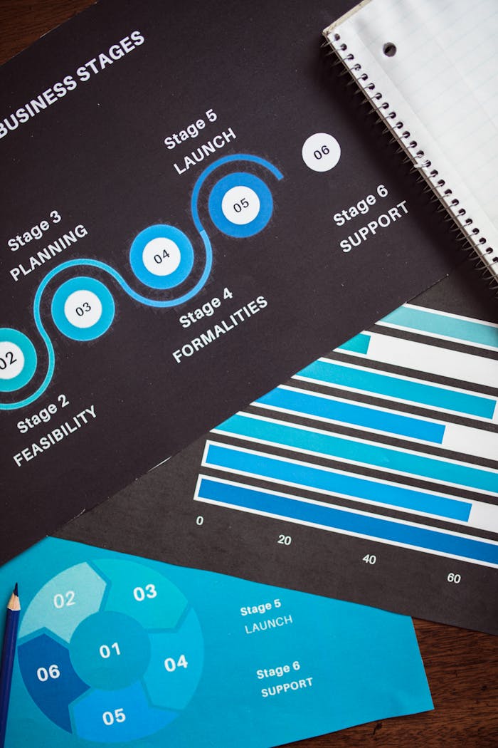 services-03 Detailed charts outlining key business stages for strategic planning.